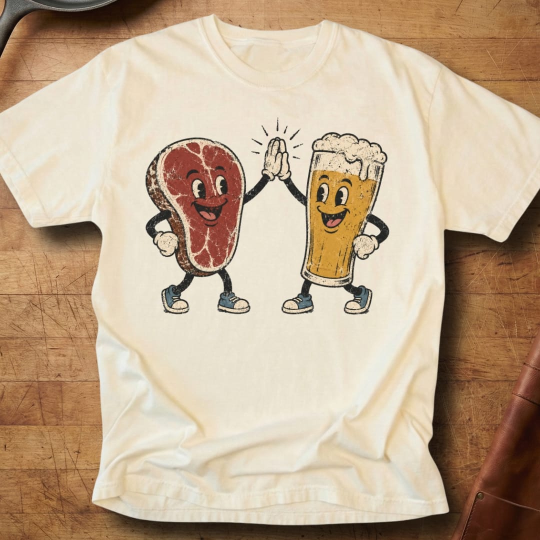 Steak & Suds — Premium Tee
