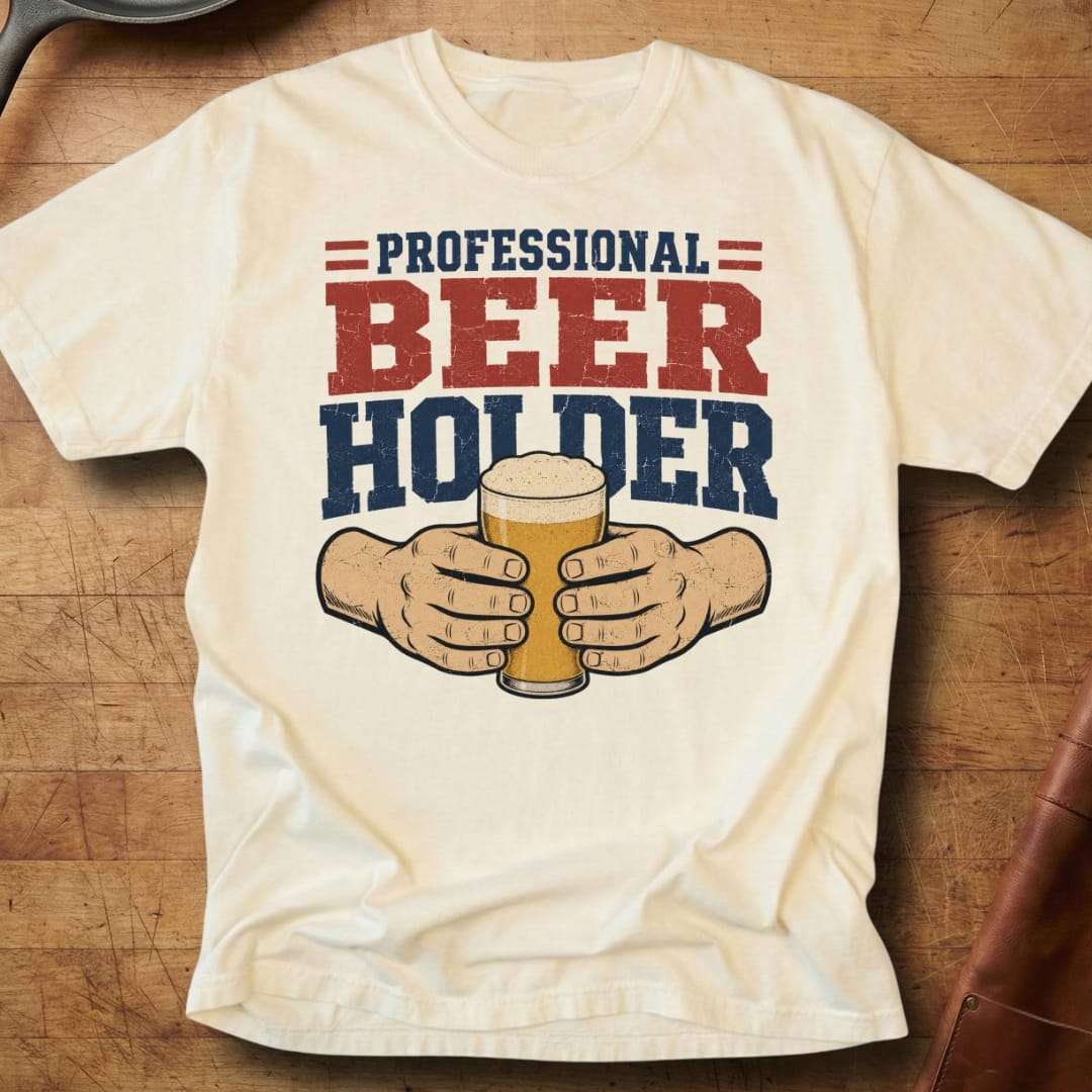 Pro Beer Holder — Premium Tee