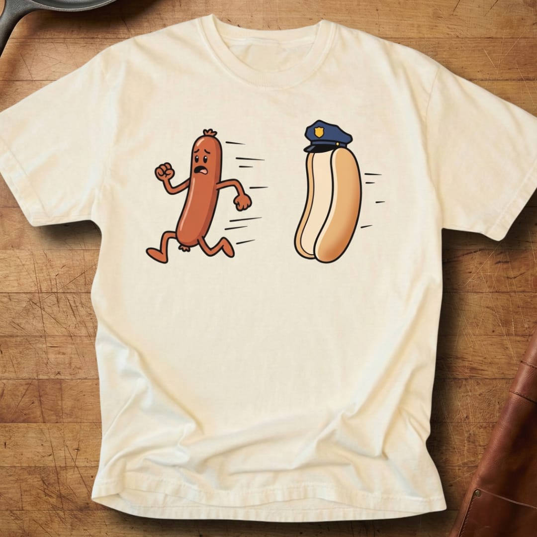 Hotdog on the Run — Premium Tee