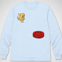 Dog Cannonball — Long Sleeve Tee