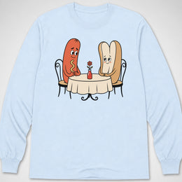 Hotdog Date — Long Sleeve Tee