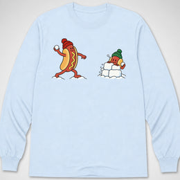 Snowball Fight — Long Sleeve Tee