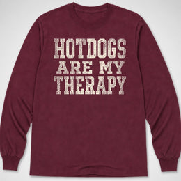 Hotdog Therapy — Long Sleeve Tee