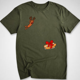 Reindeer Hotdog Dive T-Shirt