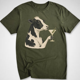 Martini Cow T-Shirt