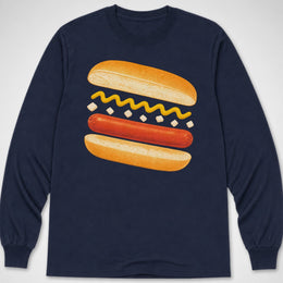 Hotdog Layers — Long Sleeve Tee