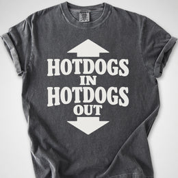 Hotdogs In, Hotdogs Out — Premium Tee