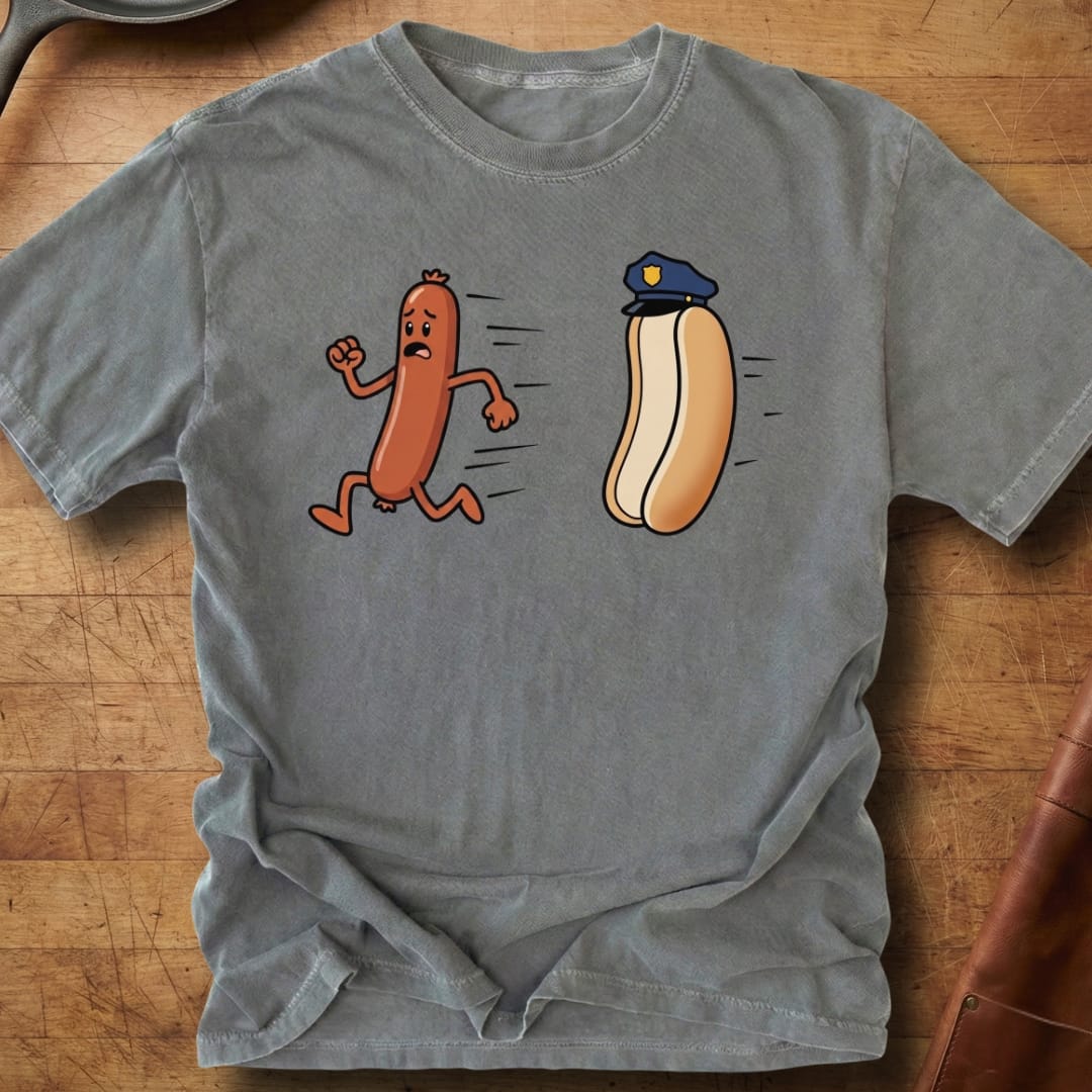 Hotdog on the Run — Premium Tee
