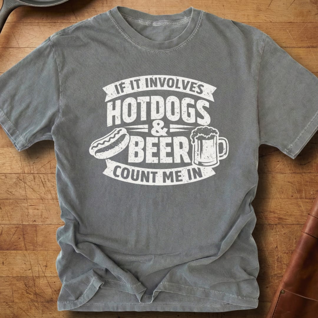 Hotdogs, Beer, I'm In — Premium Tee