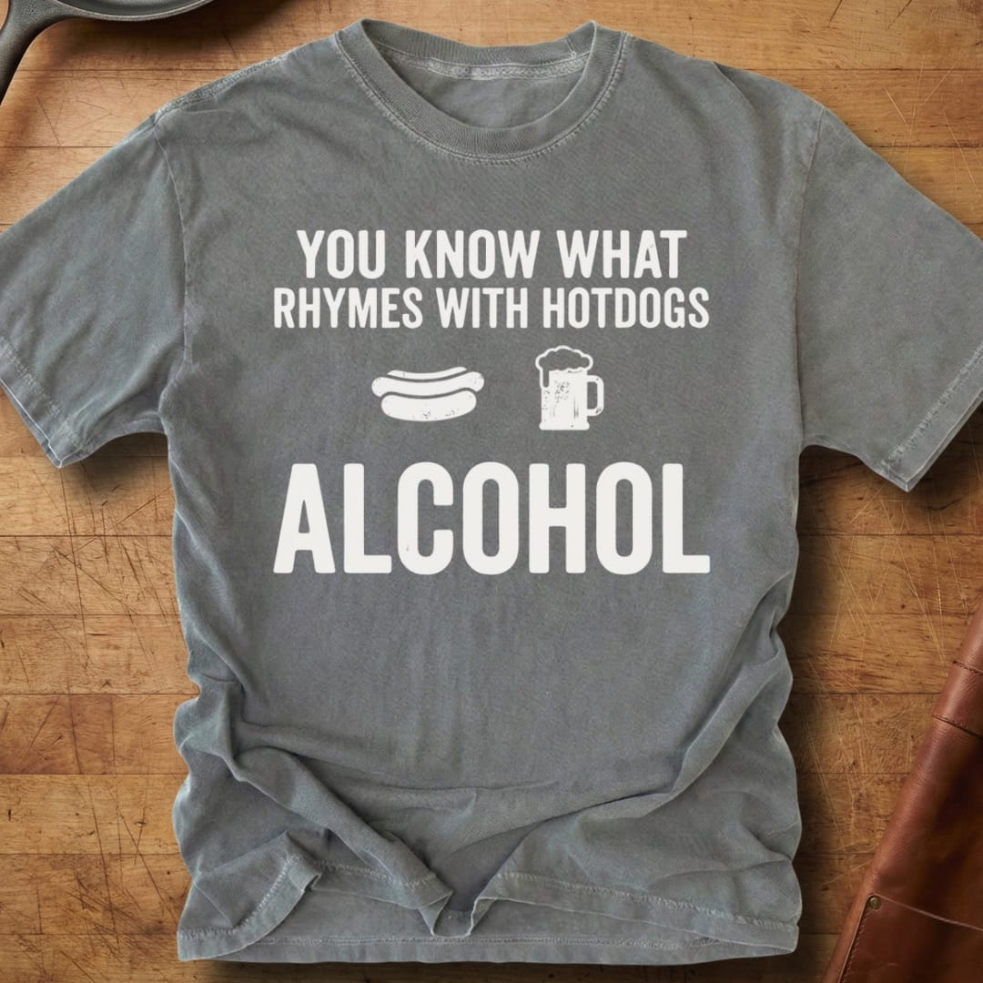 Hotdog Rhyme — Premium Tee