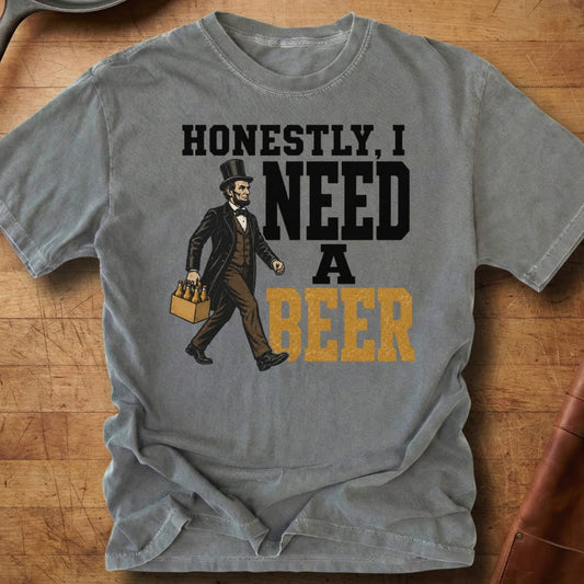 Honest Abe's Beer Run — Premium Tee