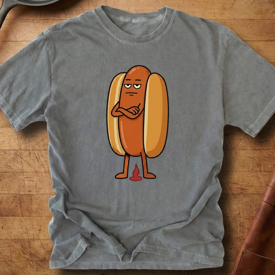 Hotdog Don't Give A... — Premium Tee