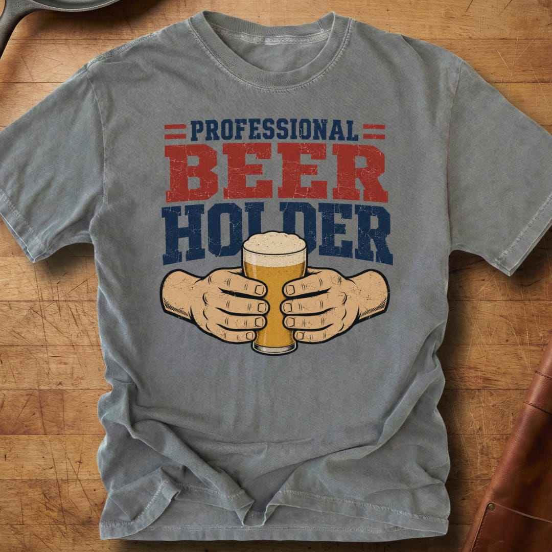 Pro Beer Holder — Premium Tee