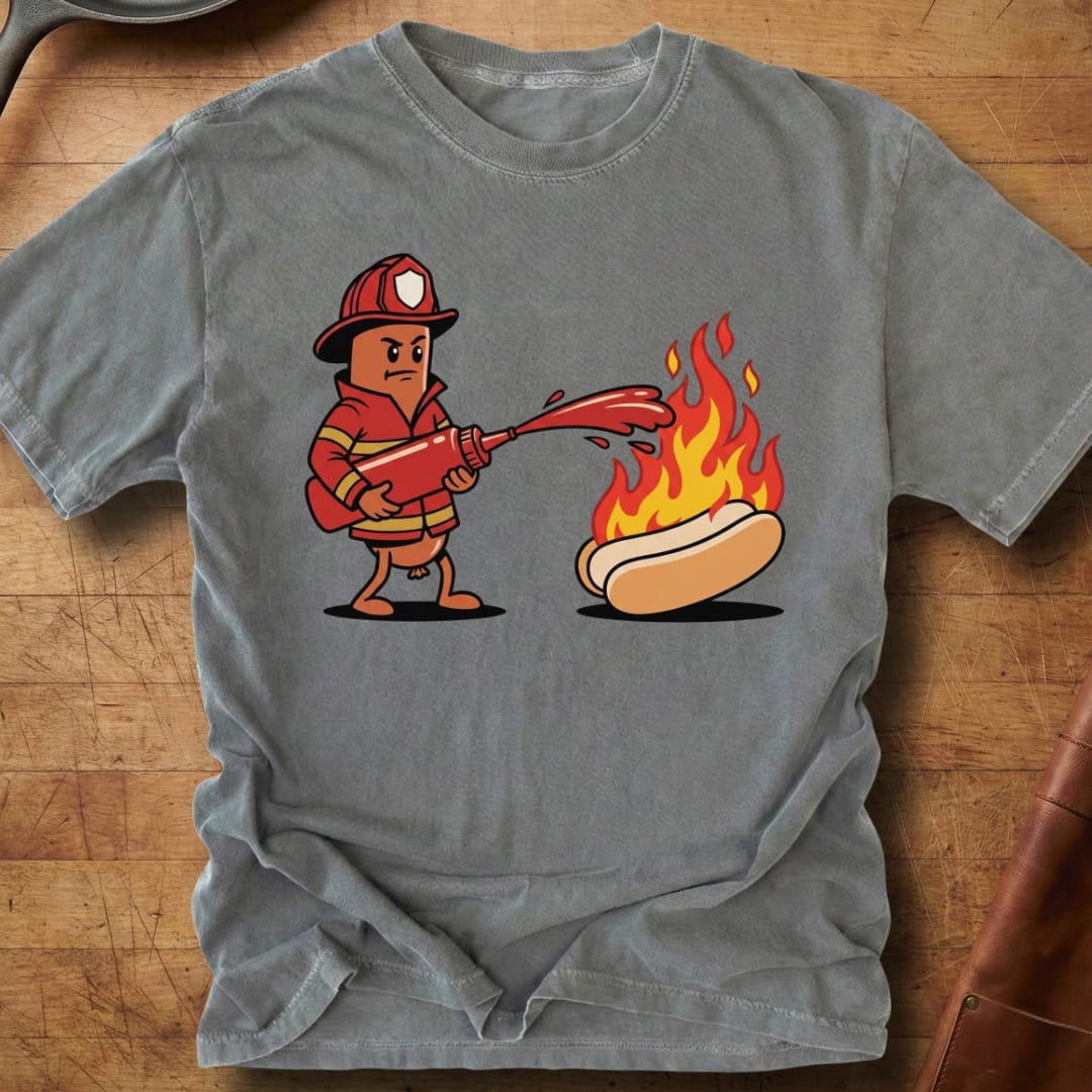 Firefighter Hotdog — Premium Tee