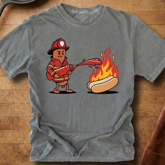 Firefighter Hotdog — Premium Tee
