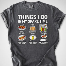 Spare Time Hotdogs — Premium Tee