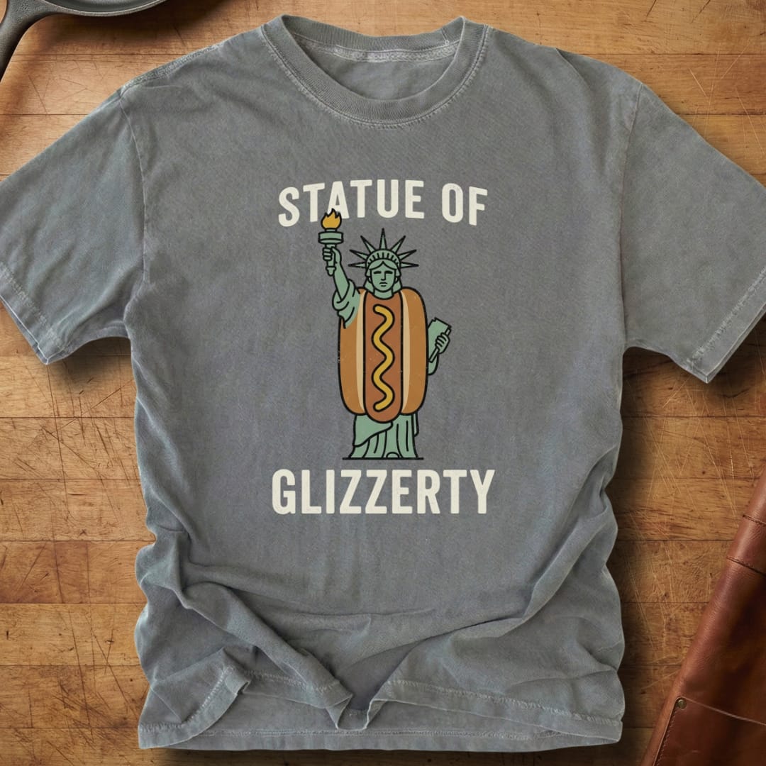 Statue of Glizzerty — Premium Tee