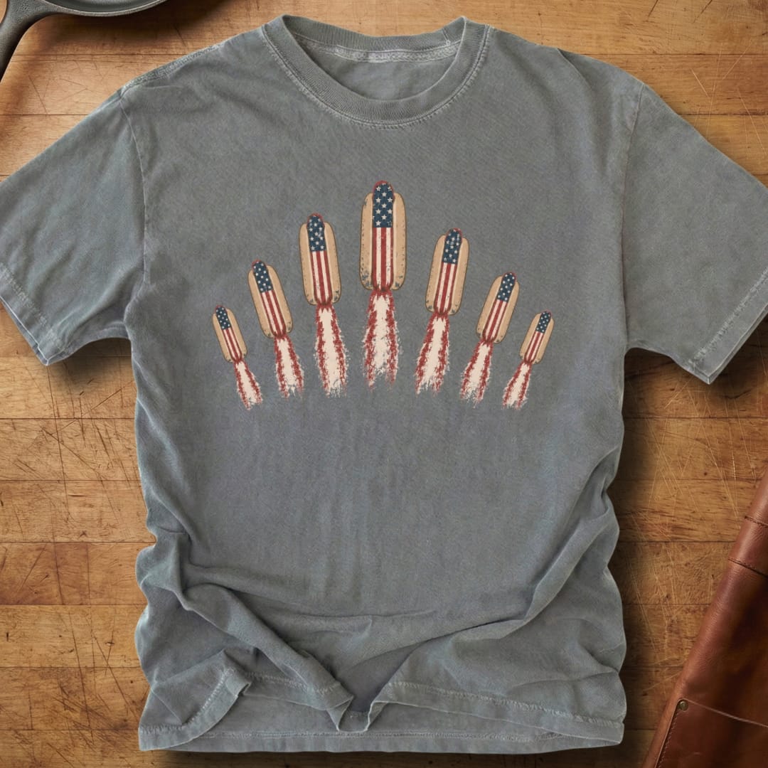 Hotdog Flying V — Premium Tee