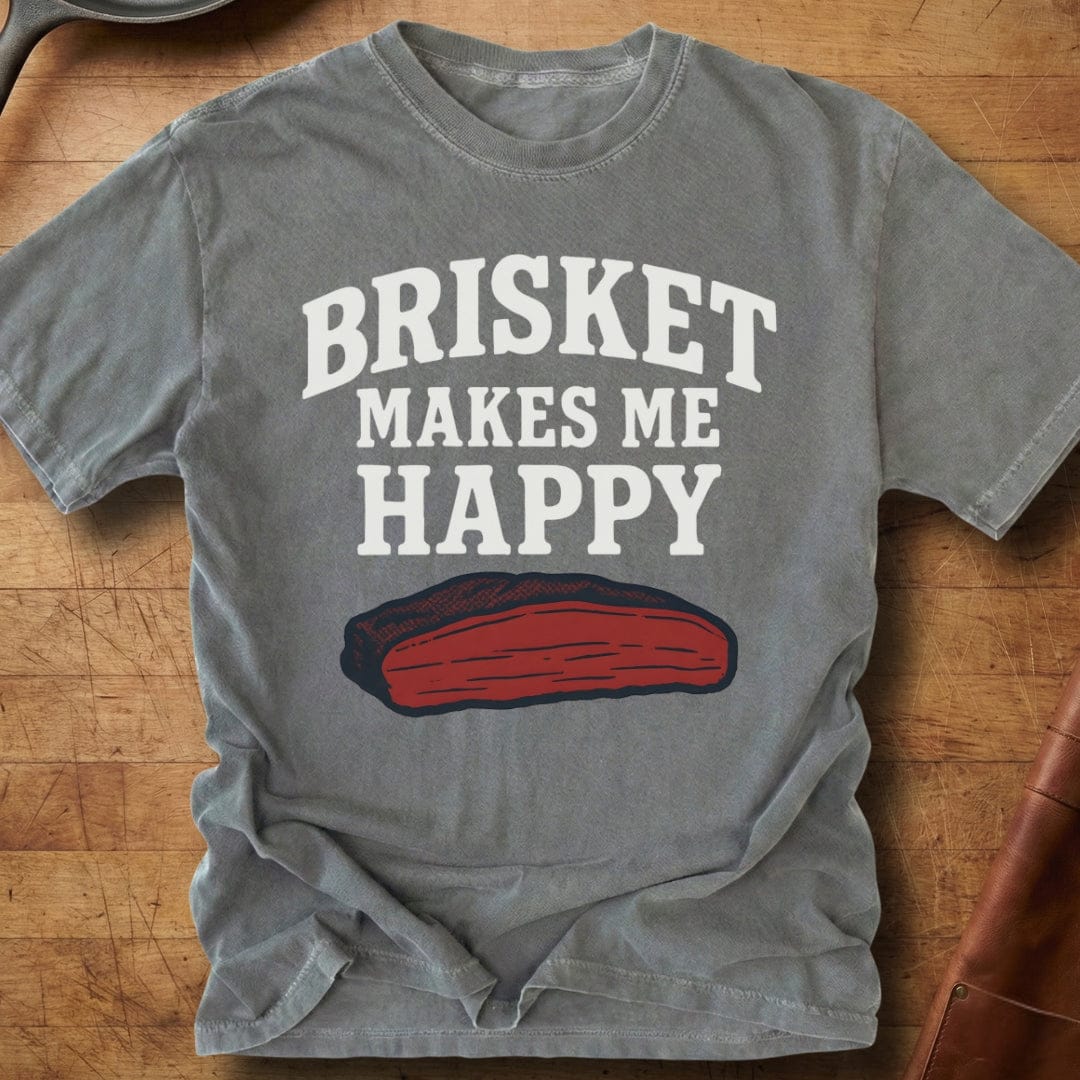 Brisket Makes Me Happy — Premium Tee