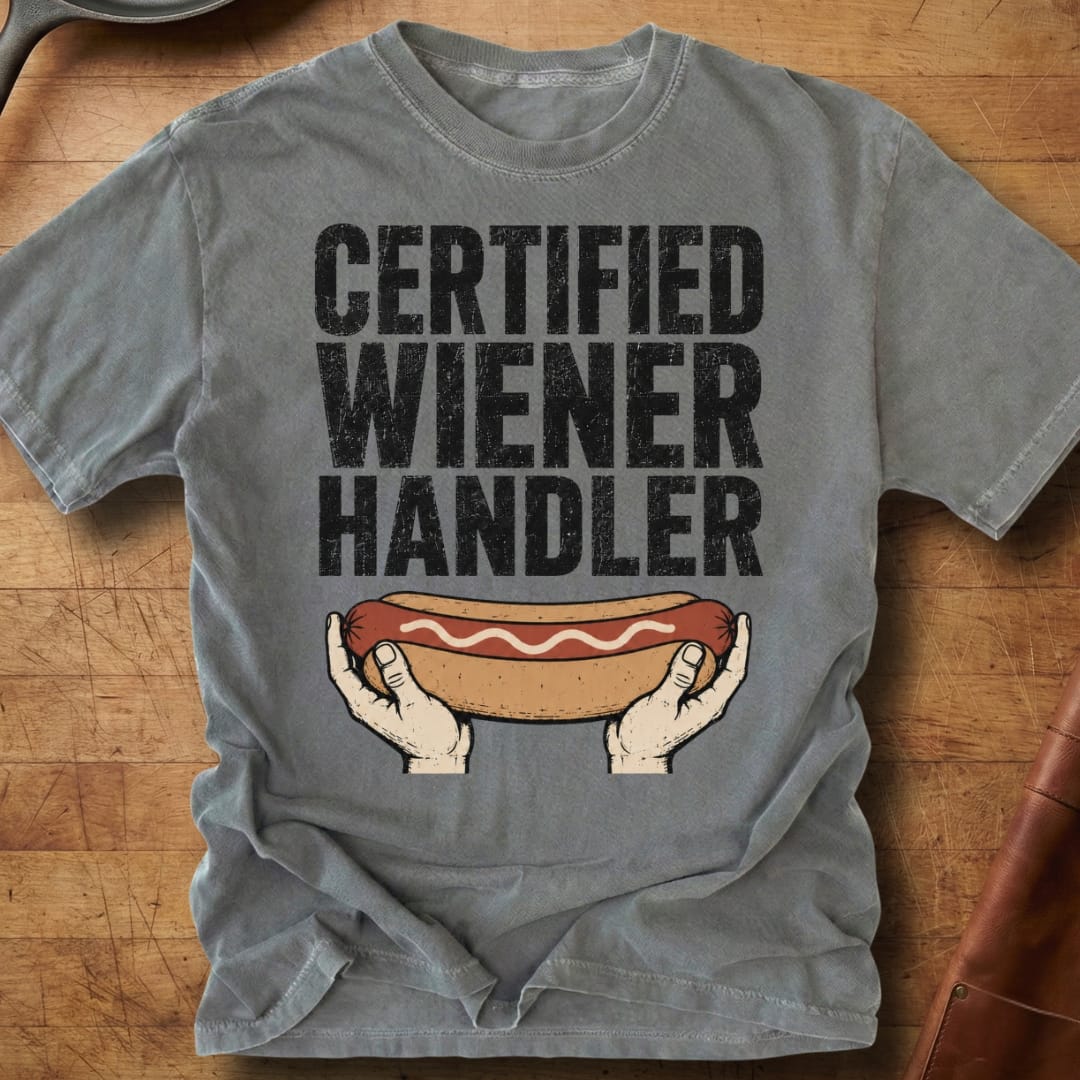 Certified Wiener Handler — Premium Tee
