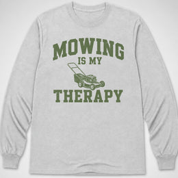 Mowing Therapy — Long Sleeve Tee