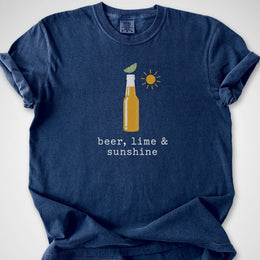 Beer, Lime & Sunshine — Premium Tee