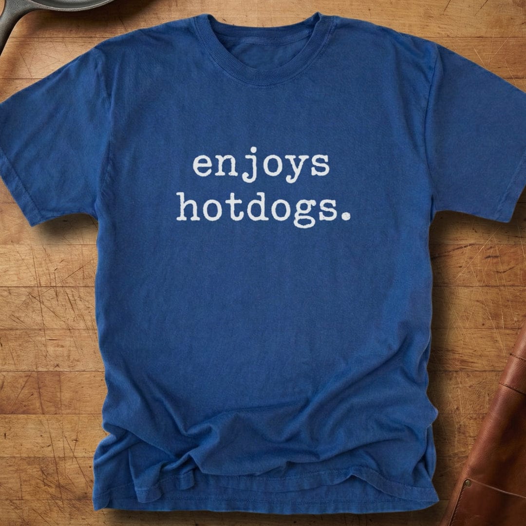 enjoys hotdogs — Premium Tee