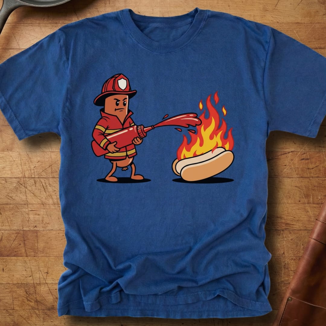 Firefighter Hotdog — Premium Tee