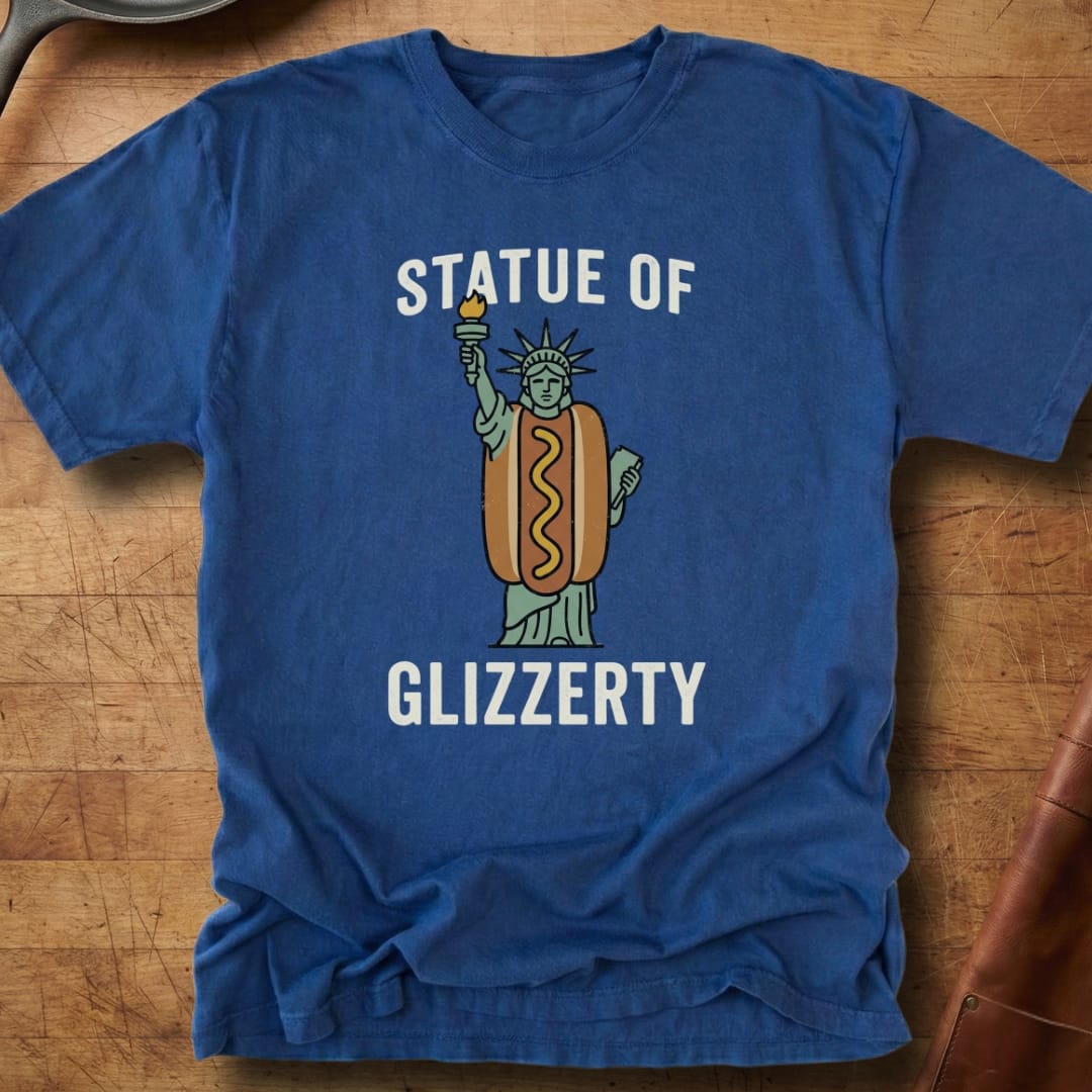 Statue of Glizzerty — Premium Tee