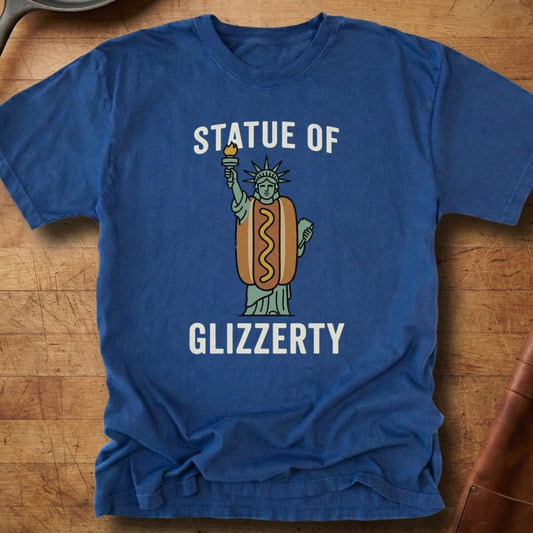 Statue of Glizzerty — Premium Tee