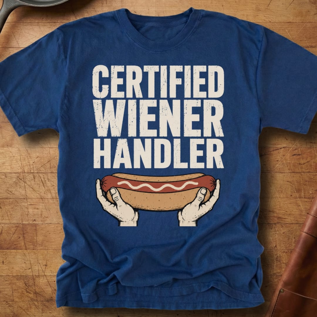 Certified Wiener Handler — Premium Tee