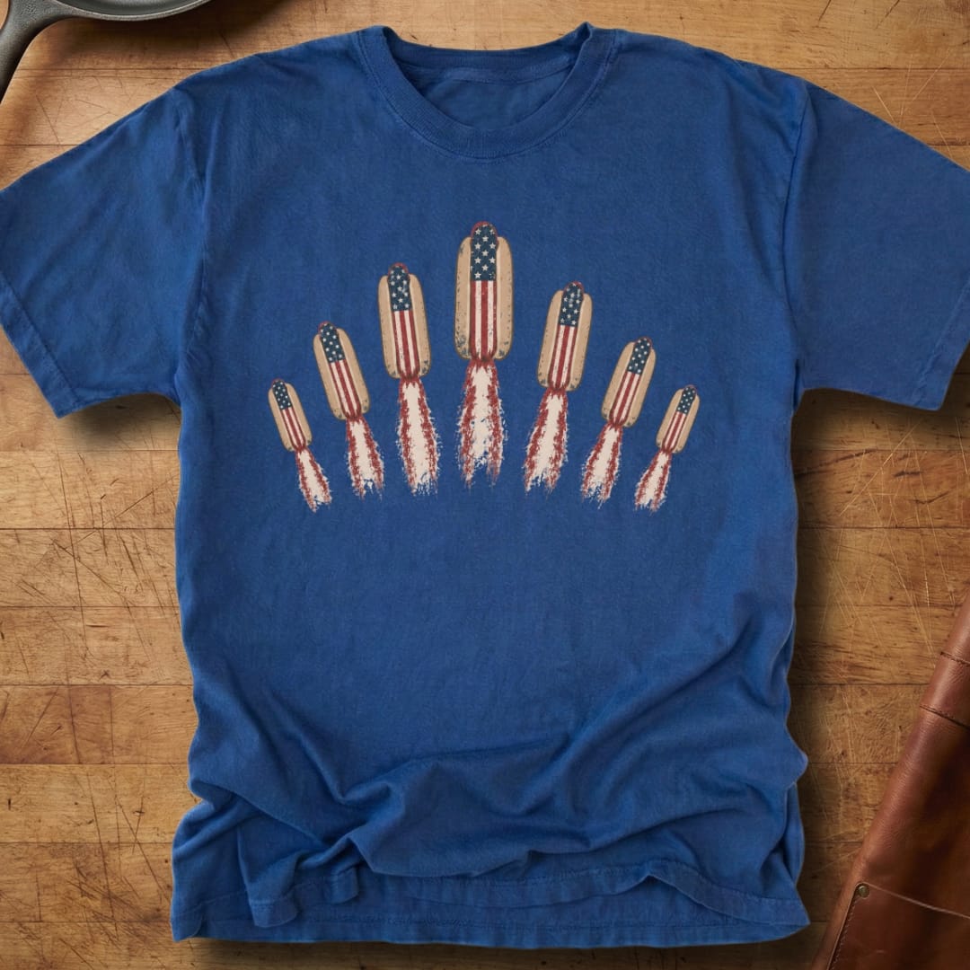Hotdog Flying V — Premium Tee
