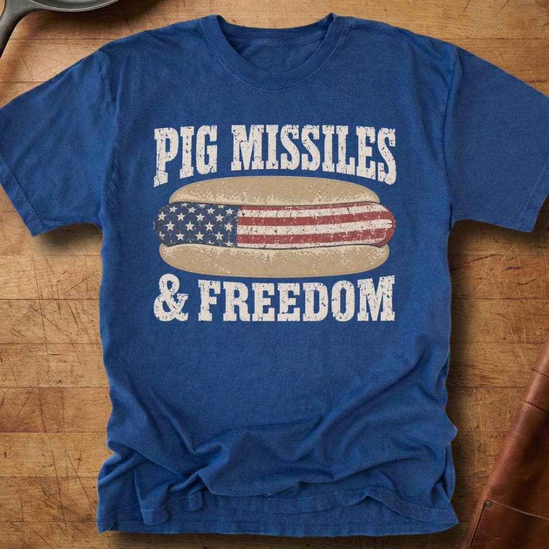 Pig Missiles & Freedom — Premium Tee