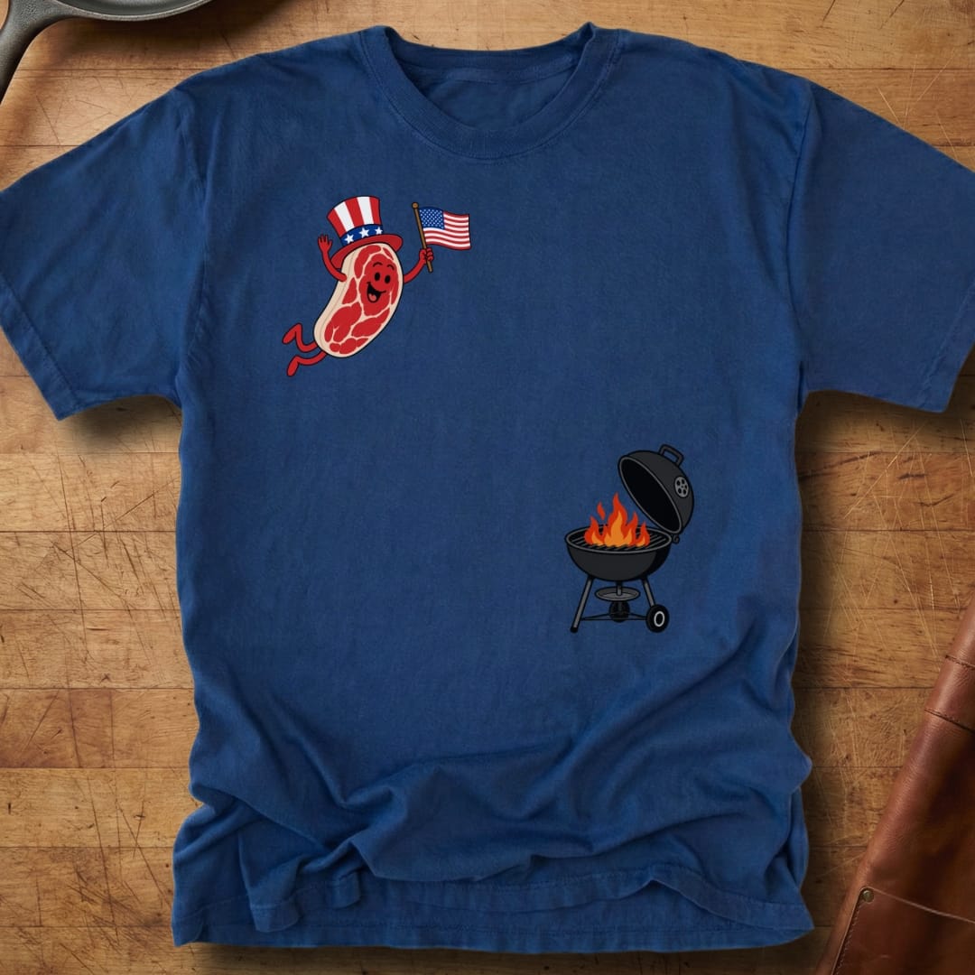 Steak Freedom Dive — Premium Tee
