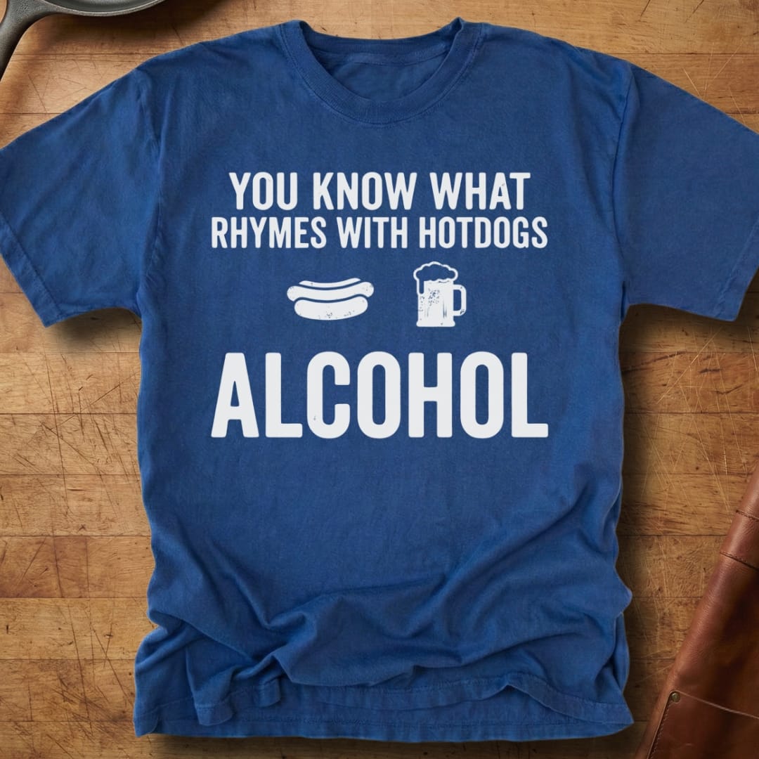 Hotdog Rhyme — Premium Tee