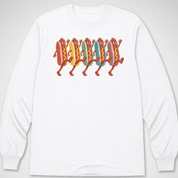 Hotdog Parade — Long Sleeve Tee