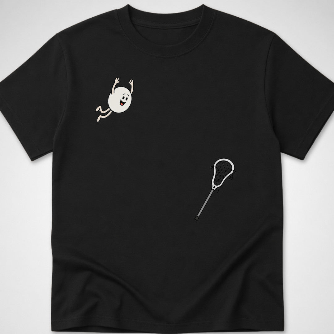 Lacrosse Dive — Youth Tee — Black