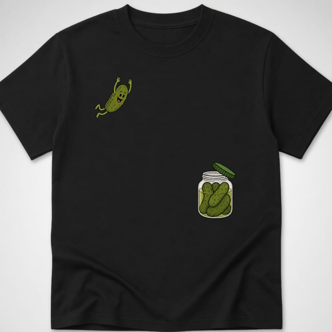 Pickle Dive — Youth Tee — Black