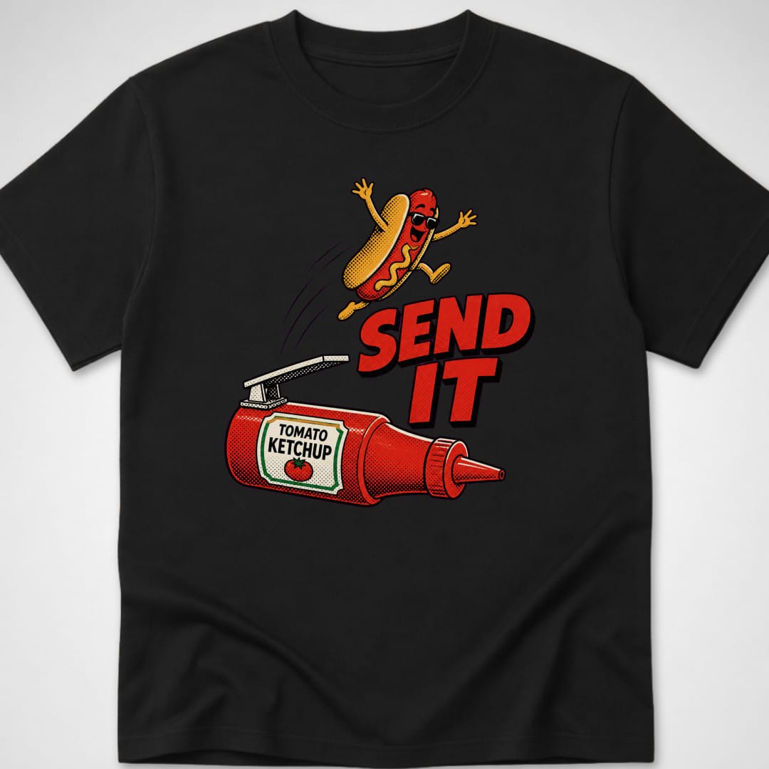 Send It — Youth Tee — Black