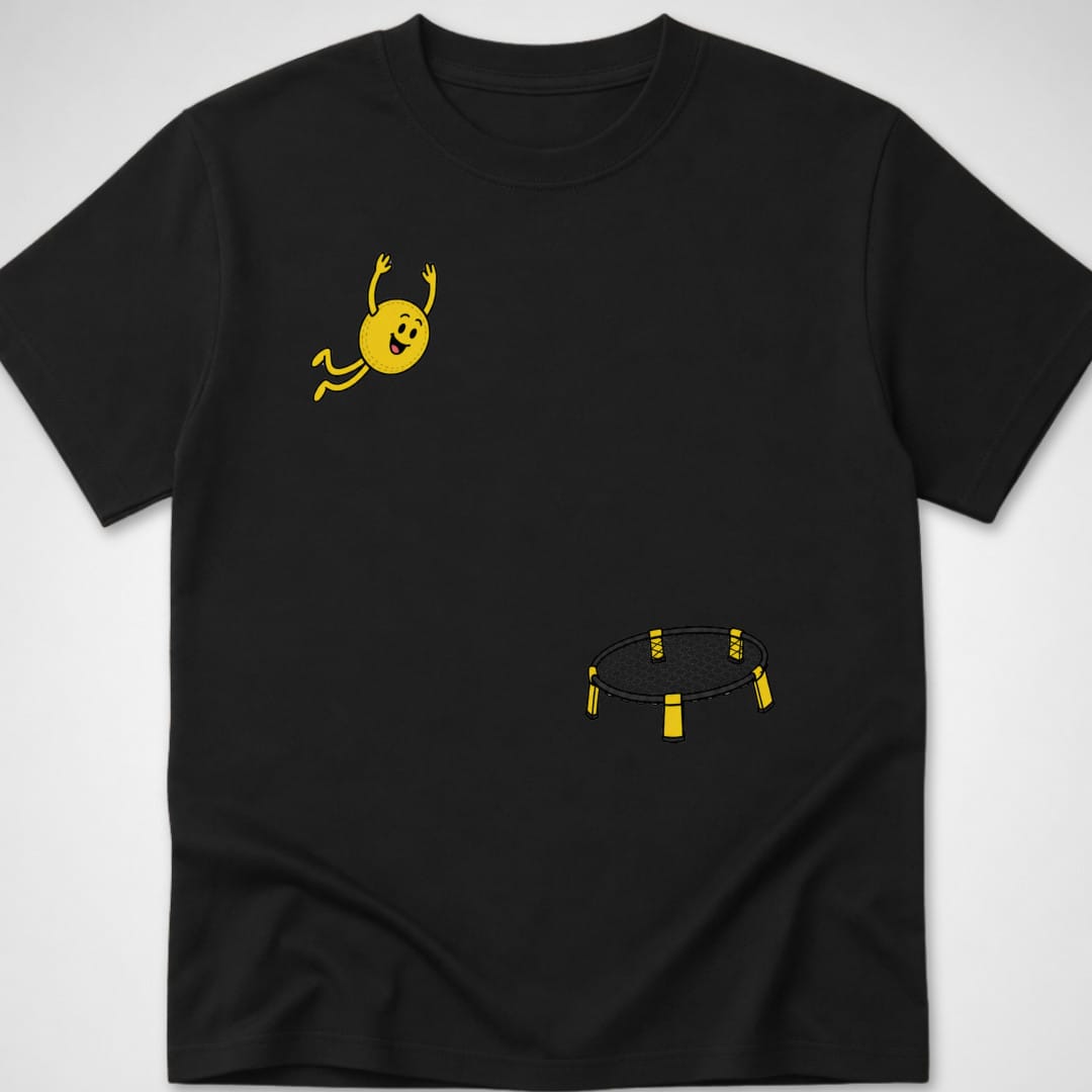 Spikeball Dive — Youth Tee — Black