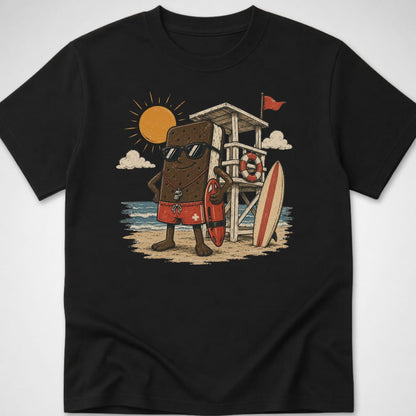 Lifeguard Sandwich — Youth Tee — Black