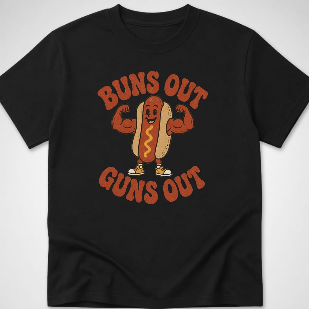 Bun's Out — Youth Tee — Black