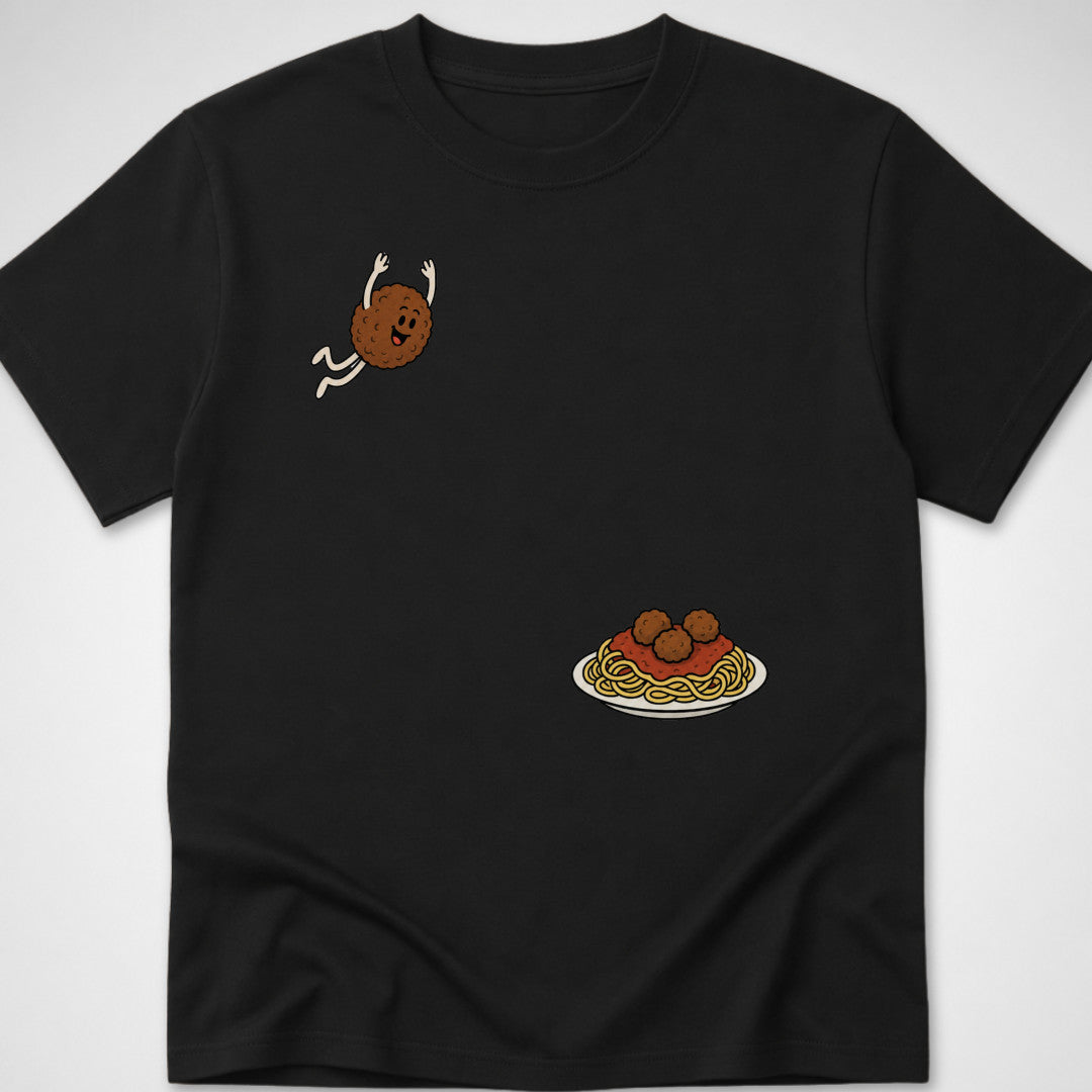 Meatball Dive — Youth Tee — Black