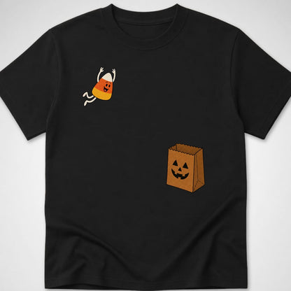 Candy Corn Dive — Youth Tee — Black