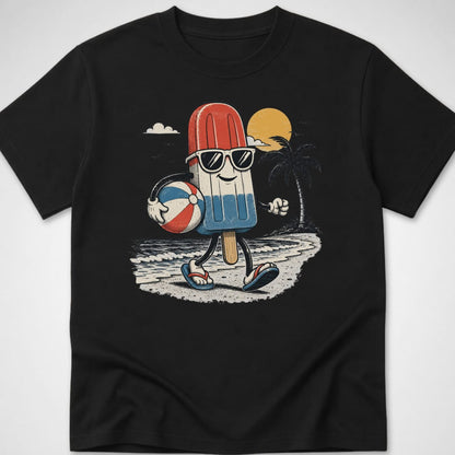 Red, White & Chill — Youth Tee — Black