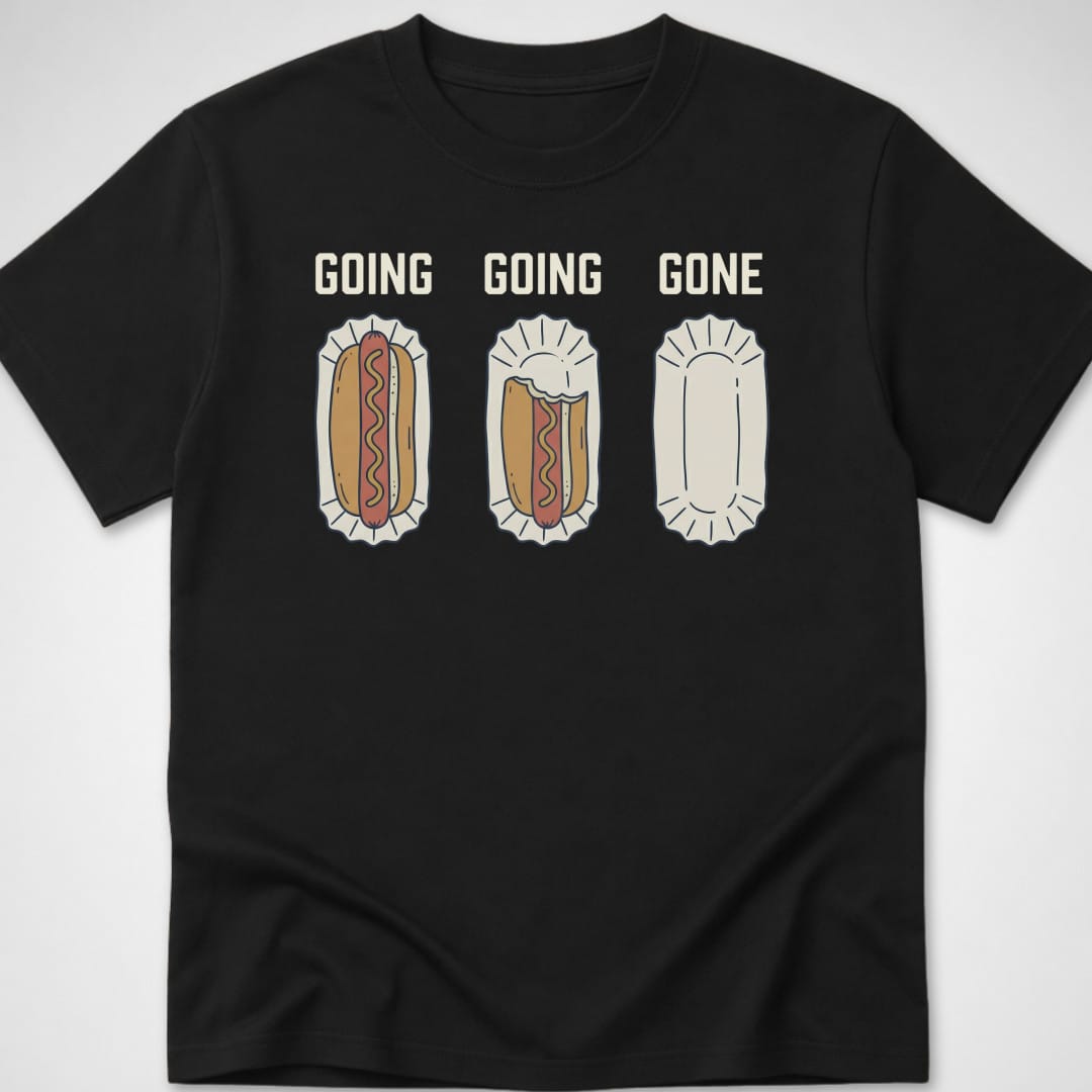 Going Going Gone — Youth Tee — Black