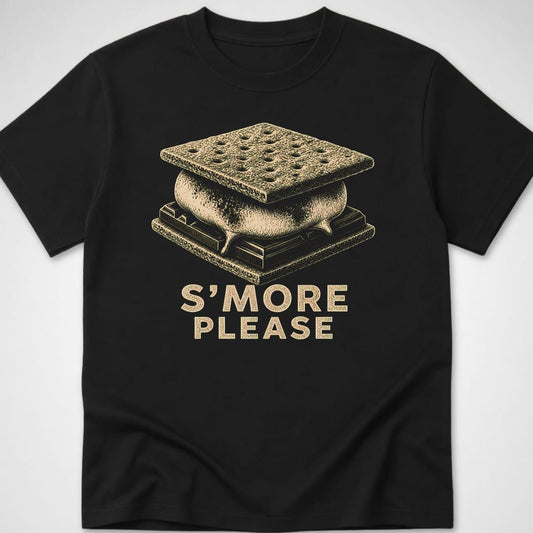 S'more Please — Youth Tee — Black