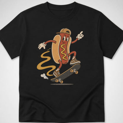 Hotdog Kickflip — Youth Tee — Black