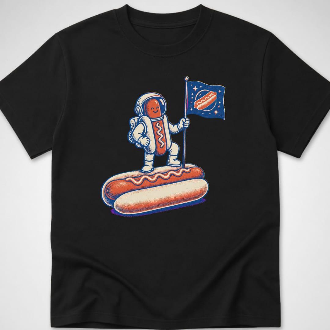 Space Dog — Youth Tee — Black