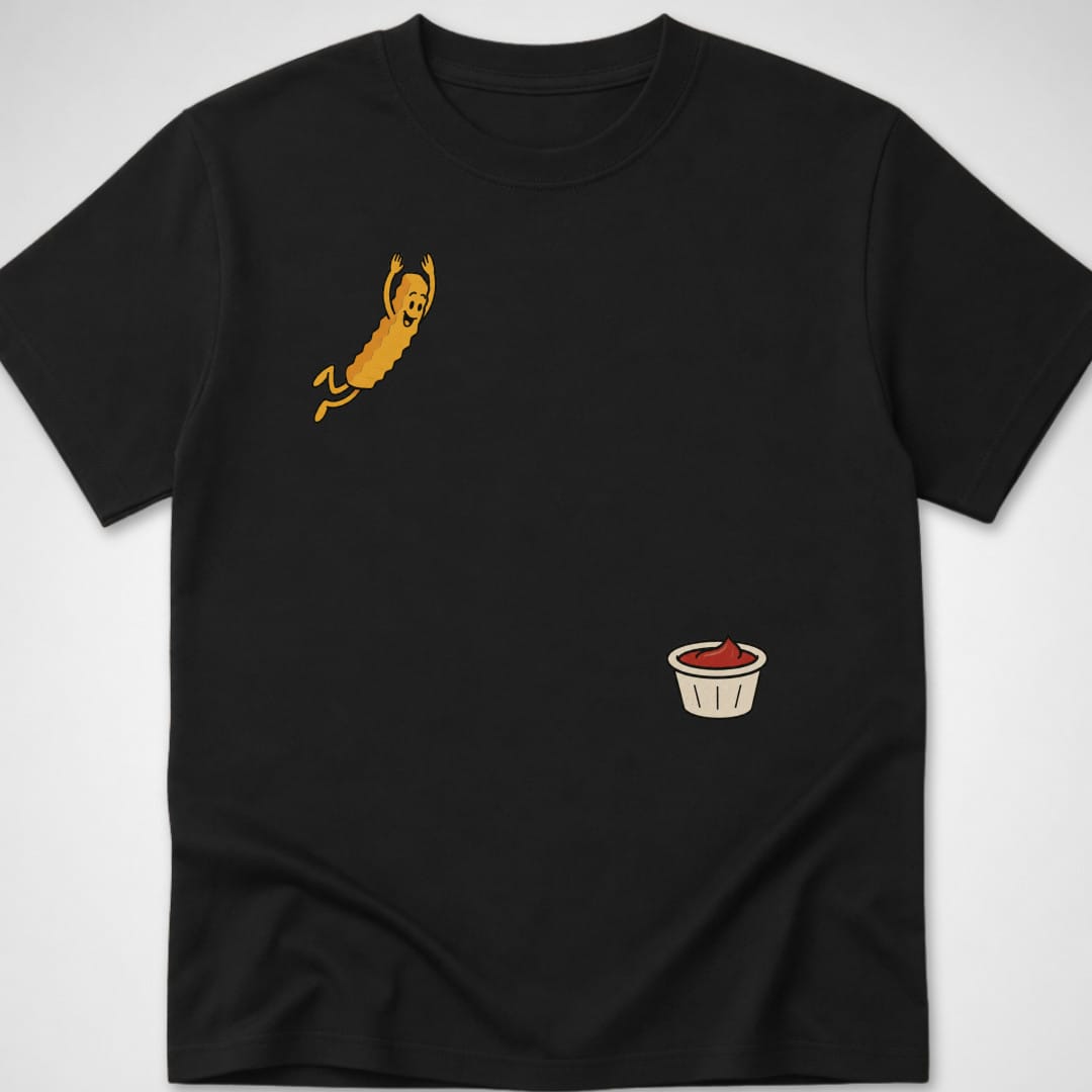 Fry Dive — Youth Tee — Black